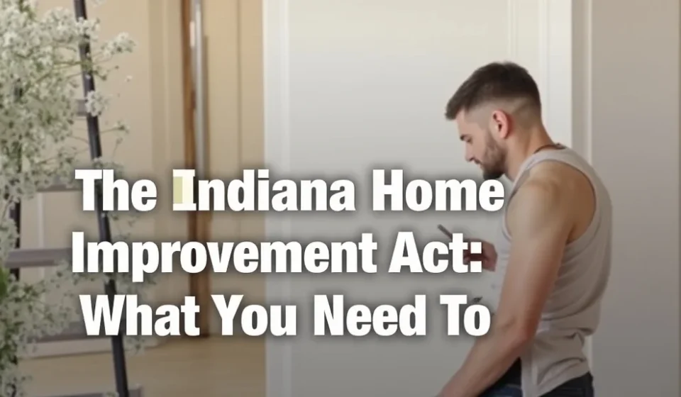 The Indiana Home Improvement Act: What You Need to Know
